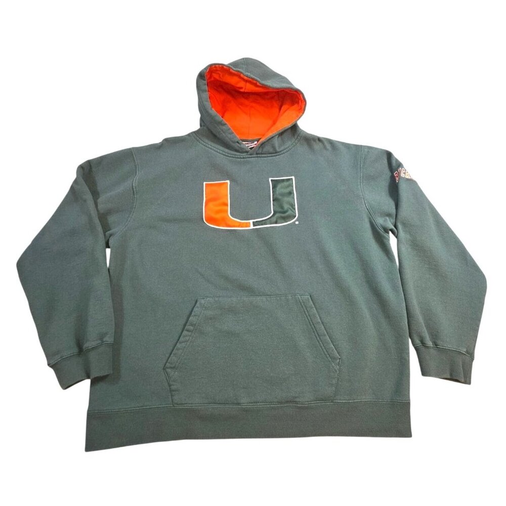 Stadium Athletics Men's Miami Hurricane Hoodie Size 2XL
